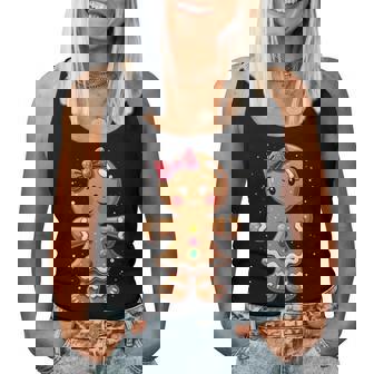 Gingerbread Character Women Tank Top - Thegiftio