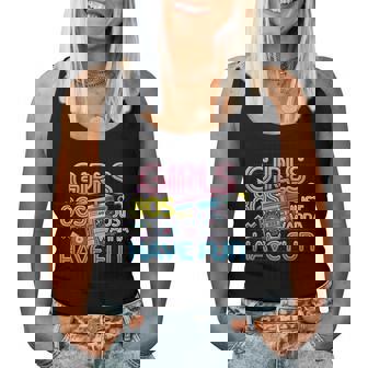 Girl Just Wanna Have Fun Nostalgia 1980S 80S Throwback Women Tank Top | Seseable UK
