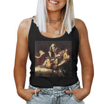 Girl Will Be Girls Judith Holofernes Feminism Rights Women Tank Top - Thegiftio UK