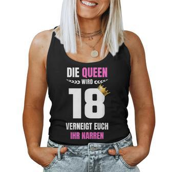 Girls' Die Queen Wird 18 Birthday Honour Tank Top Frauen - Geschenkecke