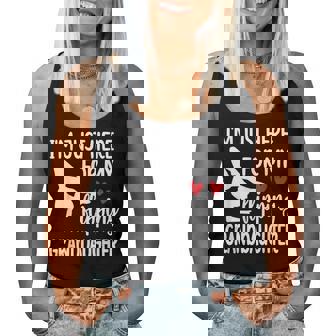 Here For My Granddaughter Gymnastics Grandma Of Gymnast Women Tank Top - Monsterry