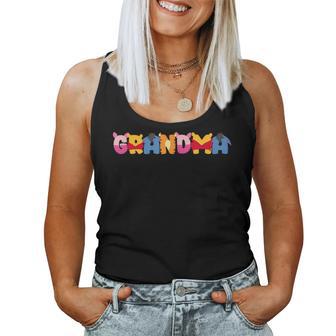 Grandma Of The Birthday Girl Bear Family Matching Women Tank Top - Thegiftio UK
