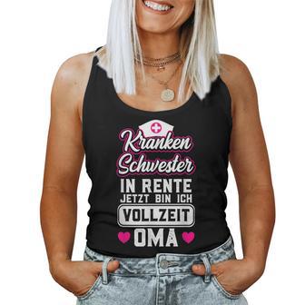 Grandma Retirement Pension Nurse Tank Top Frauen - Geschenkecke