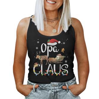 Grandpa Claus Grandma Santa Claus Pyjamas Christmas Grandpa Tank Top Frauen - Geschenkecke