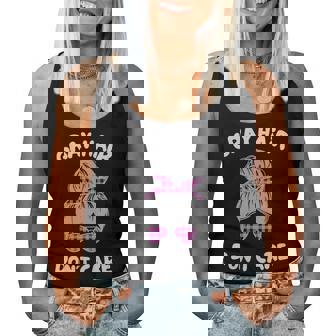 Gray Hair Don't Care Chignon Amusant Désordonné Pro-Aging Positive Débardeur pour femme - Cadeauxyz