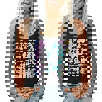 Groovy In My Four Year Old Era Girl 4Th Birthday 4 Yrs Old Women Tank Top - Thegiftio