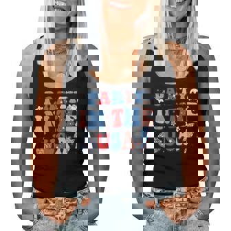 Groovy Party In The Usa 4Th Of July Usa Patriotic Cute Women Tank Top | Seseable CA