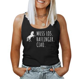 Haflinger Muss Los Haflinger Horse Riding Tank Top Frauen - Seseable