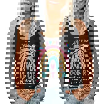 Happy First Day Of Kindergarten Unicorn Girls Back To School Women Tank Top - Monsterry