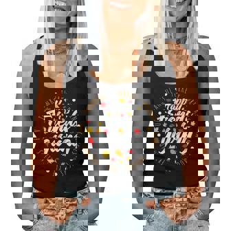 Happy Friendsgiving 2024 Friends & Family Fall Thanksgiving Women Tank Top - Monsterry