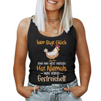 Hat Niemals Meine Hühner Gestrich Chicken Hen Holder Tank Top Frauen - Geschenkecke