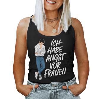 Ich Habe Angstor Frauen Saying Flirting Tank Top Frauen - Geschenkecke