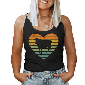 Ich Liebe Kühe Kühe Bauernhof Bauer Landwirt Milchkuh Beef Cow Fan Tank Top Frauen - Seseable