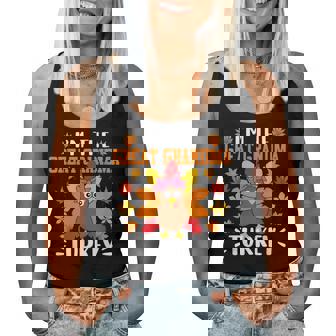 I'm The Great Grandma Turkey Turkey Thanksgiving Women Tank Top - Monsterry