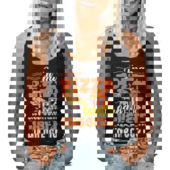 I'm A Pizza And Chicken Nuggets Kind Of Guy Pizza Women Tank Top - Monsterry