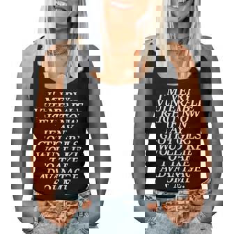 I'm Very Vulnerable Right Now If Any Goth Girls Women Tank Top - Thegiftio