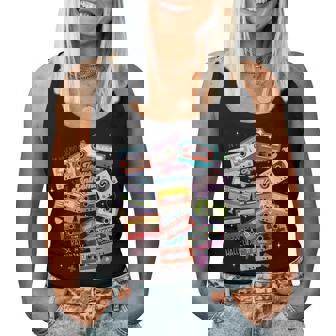 Jesus Anthems Christian Cassette Tape God Music Inspired Women Tank Top - Seseable