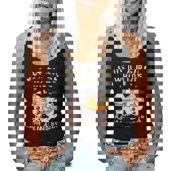 Just A Girl Who Loves Boba Tea And Ramen Bubble Tea Japanese Women Tank Top - Thegiftio UK