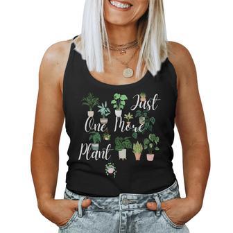 Just One More Plant Botanical Gardening Amante De Las Plantas De Interior Camiseta sin mangas para mujer - Regaloses