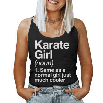 Karate Girl Definition & Sassy Sports Martial Arts Women Tank Top - Monsterry