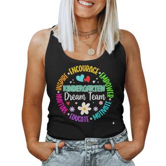 Kindergarten Dream Team Back To School Tour Teacher Students Women Tank Top - Thegiftio UK