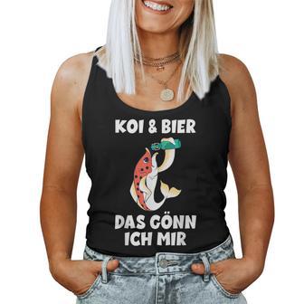 With Koi Carp Garden Pond Koi & Beer Das Gönn Ich Mir Tank Top Frauen - Geschenkecke