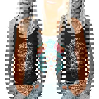 La Catrina Dia De Los Muertos Latina Cinco De Mayo Women Tank Top - Thegiftio UK