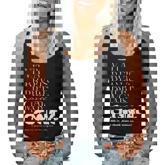 Life Is Short Drink More Cognac Latin Débardeur pour femme - Cadeauxyz