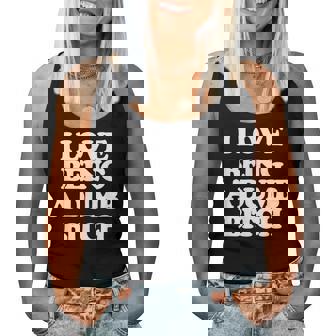 I Love Being A Dumb Bitch Saying Sarcastic Cool Cute Women Tank Top | Seseable UK