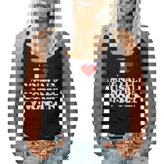 I Love Mentally Unstable I Heart Unstable Women Women Tank Top | Seseable UK