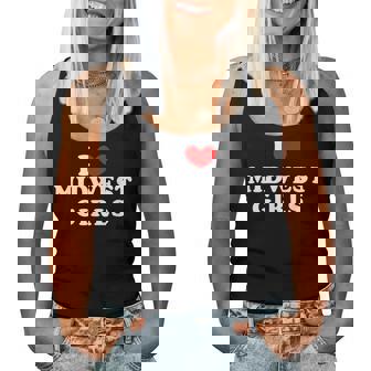 I Love Midwest Girls I Heart Midwest Girls Women Tank Top - Monsterry