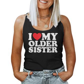 I Love My Older Sister Tank Top Frauen - Geschenkecke