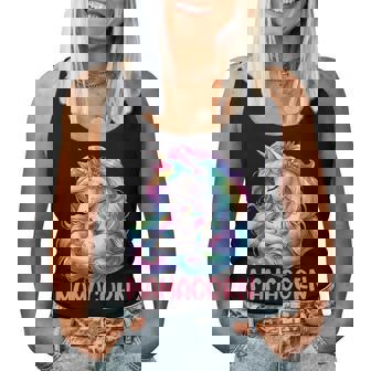 Mamacorn Mother's Day Mama Costume Unicorns Lover Family Women Tank Top | Seseable UK