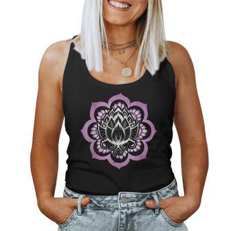 Mandala Spirituelles Yoga Lotus Blume Yogi Lotusblume Tank Top Frauen - Geschenkecke