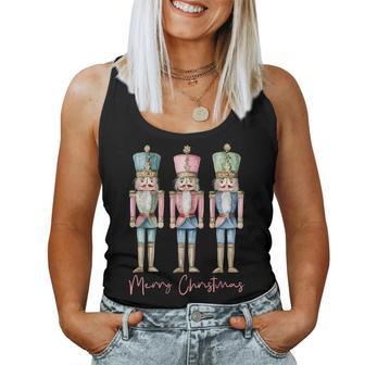 Merry Christmas Nutcracker Ballet Festive Xmas Women Women Tank Top - Thegiftio UK