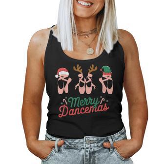 Merry Dancemas Ballet Dancer Teacher Christmas Dance Women Tank Top - Monsterry