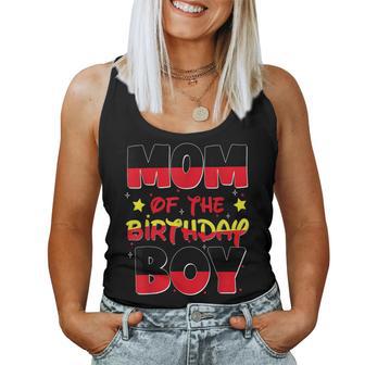 Mom And Dad Of The Birthday Boy Family Party Decoration Women Tank Top - Thegiftio UK