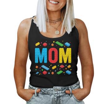 Mom Master Builder Building Bricks Blocks Family Women Tank Top - Thegiftio UK