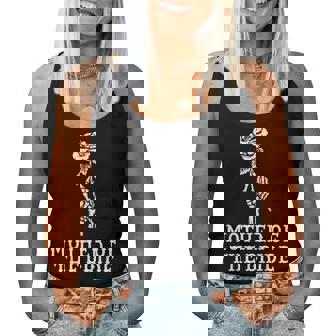 Mother Of The Bride Skeleton Gothic Bachelorette Wedding Women Tank Top - Thegiftio UK