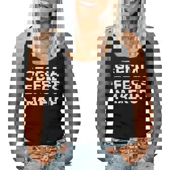 Movie Set Film Crew Special Effects Makeup Women Tank Top - Monsterry