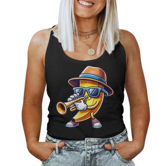 Musizierende Banana Mit Trumpet Tank Top Frauen - Geschenkecke