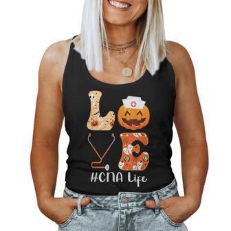 Nurse Halloween Costumes For Love Cna Life Pumpkin Women Tank Top - Thegiftio UK