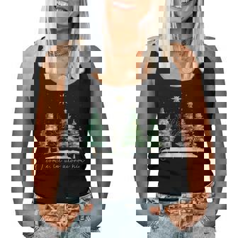 O Come Let Us Adore Him Christian Holiday Women Tank Top | Mazezy