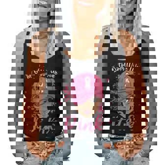 In October We Wear Pink Black Melanin Girls Women Tank Top - Thegiftio