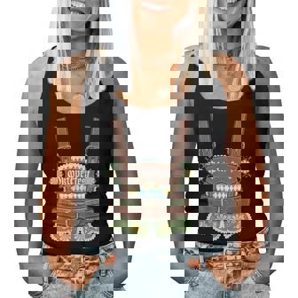 Oktoberfest Festival Lederhosen German Bavarian Outfit Women Women Tank Top - Monsterry