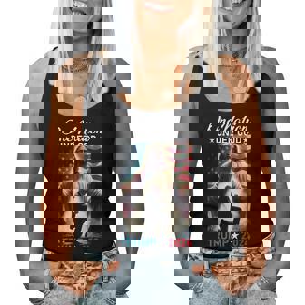 One Nation Under God Trump 2024 God American Flag Christian Women Tank Top | Mazezy