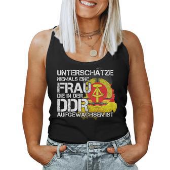 Ossi Women's Underschätze Niemal Ein Frau Aus Der Ddr Ostalgie Tank Top Frauen - Geschenkecke