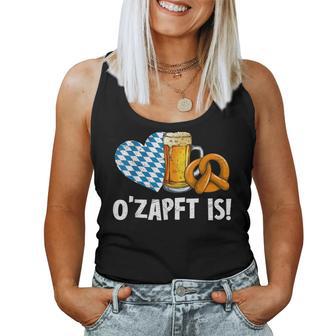 O'zapft Is Beer Drink Saying Beer Tent Tank Top Frauen - Geschenkecke