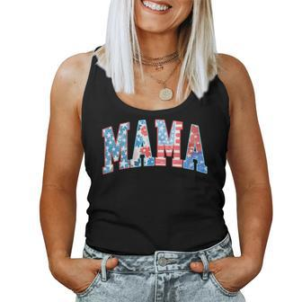 For Patriotic American Flag 4Th Of July American Mama Women Tank Top - Monsterry UK