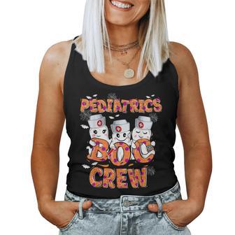 Pediatric Nurse Halloween Pediatric Boo Crew Women Tank Top - Thegiftio UK
